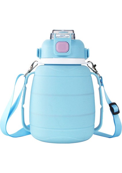 1250ML Büyük Kapasiteli Su Şişesi Açık Katlanır Su Şişesi (Yurt Dışından)