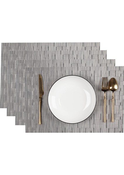 4 Adet Pvc Masa Dekorasyon Fincan Paspasları (Yurt Dışından)