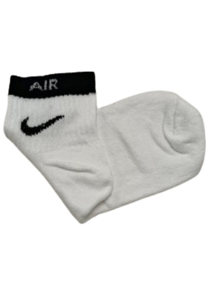 3 Çift Tikli Beyaz Renk Kutulu Unisex Uzun Tenis Çorap Kısabeyazçizgili fiyatları