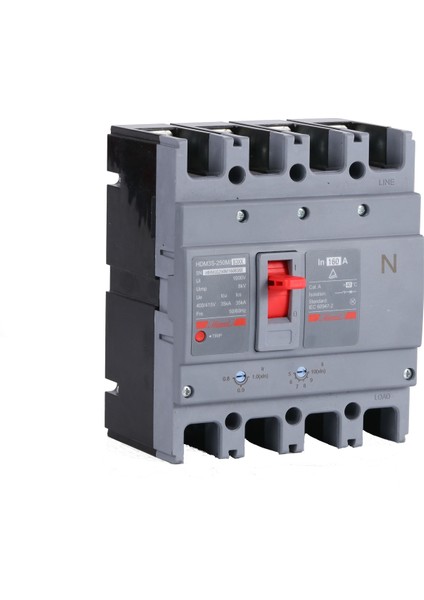 Termik Manyetik Şalter 4 Kutup 160-200A 35KA - HDM3S250M200B3XX