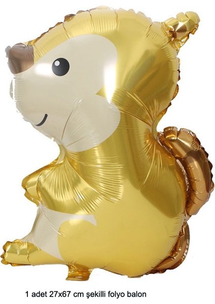 3 Adet Tilki Rakun Sincap Süpershape Şekilli Folyo Balon fiyatları