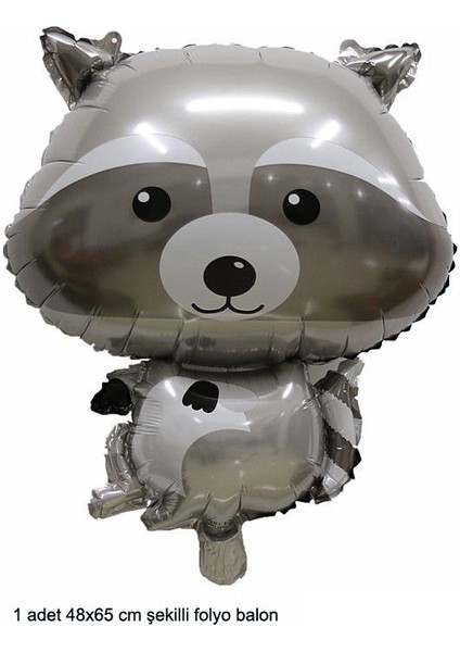 3 Adet Tilki Rakun Sincap Süpershape Şekilli Folyo Balon fırsatları
