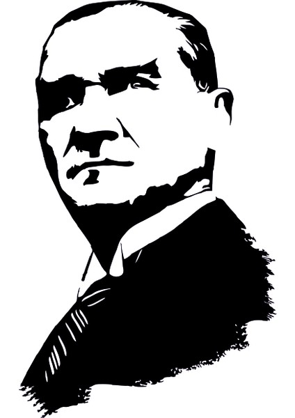 Atatürk Silüet Sticker