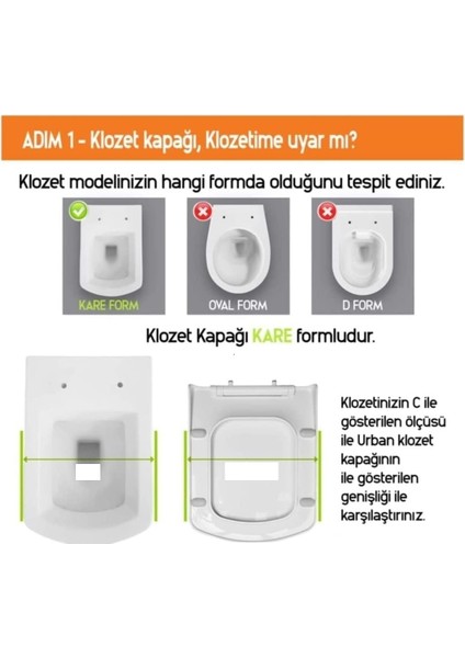 Klozet Kapağı Kale Basic Roca Basic Model İle Uyumludur