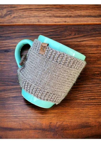Mugme Düğmeli Eğleceli Hediyelik Bardak Fincan Termos Mug Tutucu Giysisi modelleri