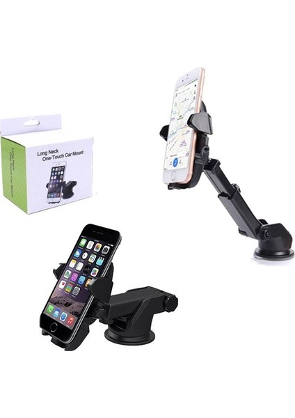 Araç Içi Telefon Tutucu Uzun Ultra 360 Ayarlanabilir Vantuzlu fiyatları