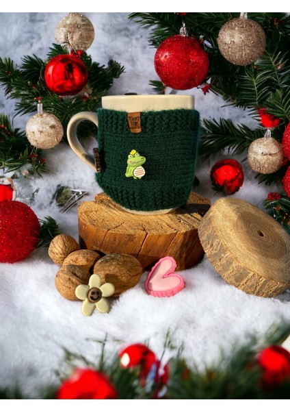 Mugme Düğmeli Eğleceli Hediyelik Bardak Fincan Termos Mug Tutucu Giysisi fiyatları