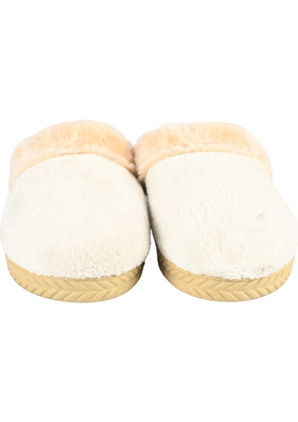 Comfortline Kaydırmaz Taban Kürklü Çeyiz Terlik Üşümeyen Ayaklar Şık ve Gösterişli Kışlık Düz Sade Ev Terlikleri Tüylü Kadın Terlik