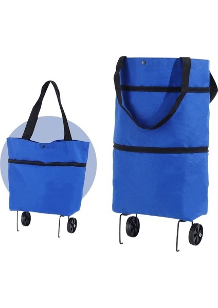 Katlanır Tekerlekli Alışveriş Çantası (Yurt Dışından)