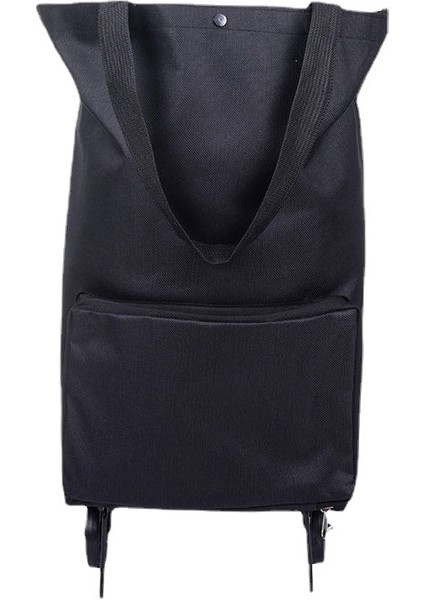 Oxford Kumaş Alışveriş Çantası Katlanır Çekme Tekerleği Alışveriş Sepeti (Yurt Dışından)