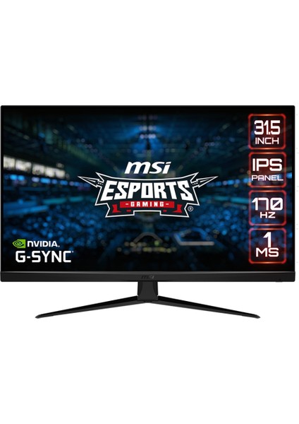 31.5 MSI G321Q Flat IPS 2560X1440 (Qhd) 16:9 170HZ 1ms Freesync Premıum Gamıng Monıtor