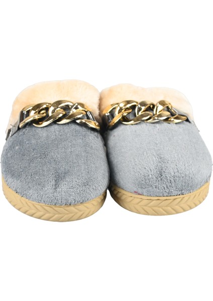 Comfortline Kaydırmaz Taban Kürklü Çeyiz Terlik Üşümeyen Ayaklar Şık ve Gösterişli Kışlık Ev Terlikleri Tüylü Kadın Terlik