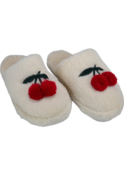 Eva Comfortline Kaydırmaz Taban ,rufidik Şirin Üşümeyen Ayaklar Tüylü Iç Astar Kırmızı Kiraz Figürlü Kadın Terlik fiyatları