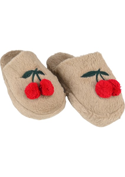 Eva Comfortline Kaydırmaz Taban ,rufidik Şirin Üşümeyen Ayaklar Tüylü Iç Astar Kırmızı Kiraz Figürlü Kadın Terlik fiyatları