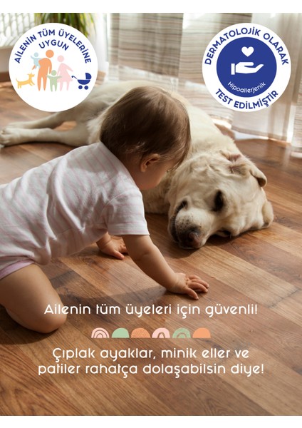 Doğal Konsantre Yüzey Temizleyici Çok Amaçlı Mutfak Banyo Zemin Fayans Derz Cam Leke Toz - Portakal