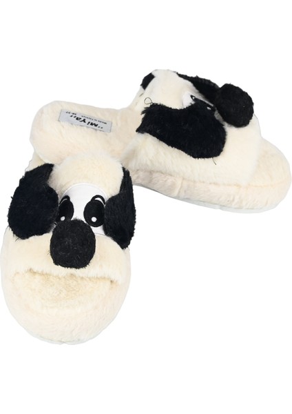 Eva Comfortline Kaydırmaz Taban ,rufidik Şirin Üşümeyen Ayaklar Tüylü Iç Astar Sevimli Köpek Figürlü Kadın Terlik fırsatları