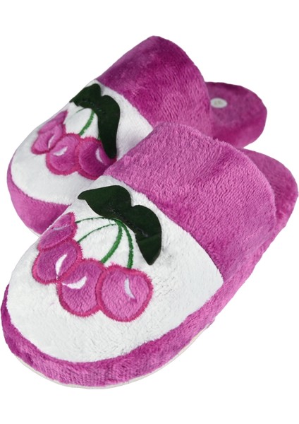 Eva Comfortline Kaydırmaz Taban ,rufidik Şirin Üşümeyen Ayaklar Tüylü Iç Astar Şirin Dörtkiraz Figürlü Kadın Terlik modelleri