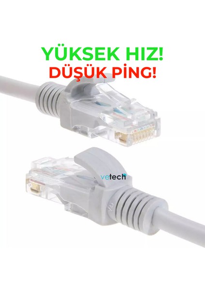 Cat6 20MT Lan Ethernet Kablosu Fabrikasyon Internet Kablo