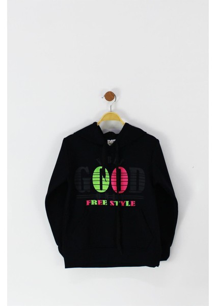 Good Baskılı Kız Çocuk Sweatshirt