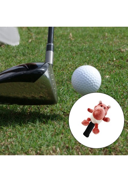 Tier Golfschläger Kopfbedeckung Holz Kopfbedeckung Schutz Geschenke Kırmızı Su Aygırı (Yurt Dışından)