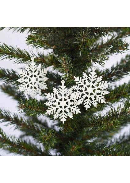 Simli Kar Tanesi 10 cm (3 Adet)
