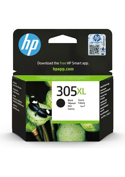 Hp 3YM62AE Siyah Mürekkep Kartuş (305XL)