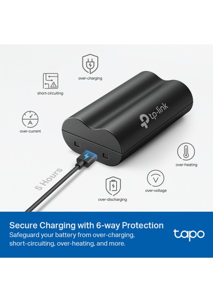 Tapo A100, 6700MAH Tapo Kamera Bataryası