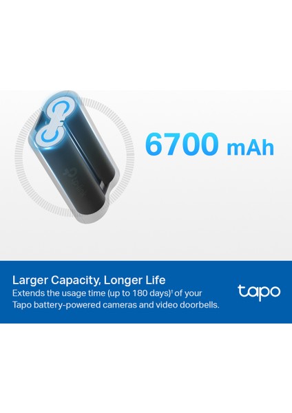 Tapo A100, 6700MAH Tapo Kamera Bataryası