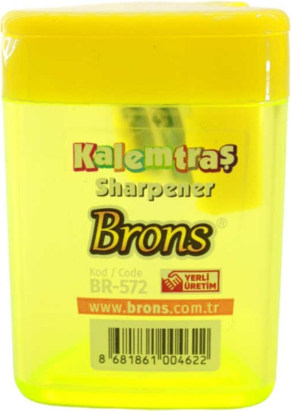 BRONS ÜÇGEN HAZNELİ KALEMTIRAŞ BR-572