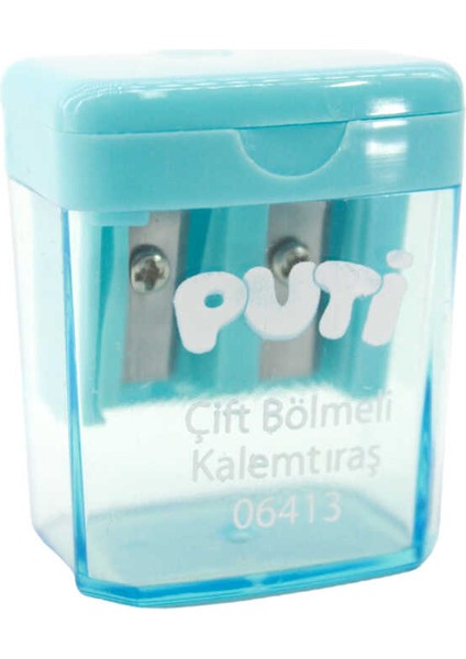 ÇİFT BÖLMELİ MİNİ KALEMTIRAŞ 06413