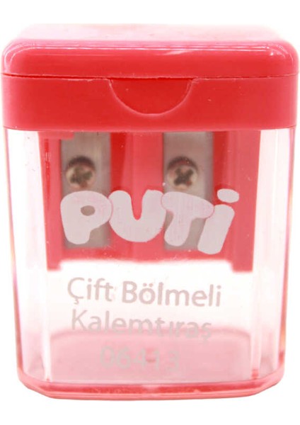 ÇİFT BÖLMELİ MİNİ KALEMTIRAŞ 06413