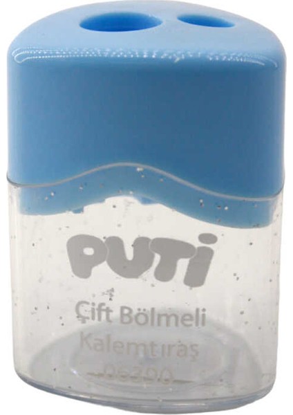 ÇİFT BÖLMELİ PASTEL RENK KALEMTIRAŞ 06390