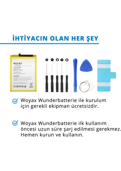 by Deji Reeder P13 Blue Max Pro Uyumlu Mucize Batarya / P13bmaxpro