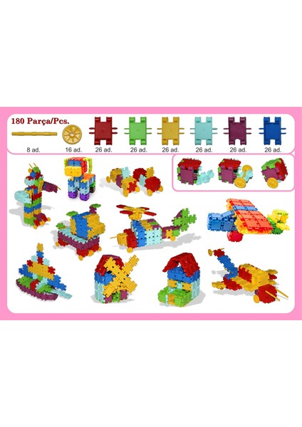 Eğitici Yapı Blokları 108 Parça