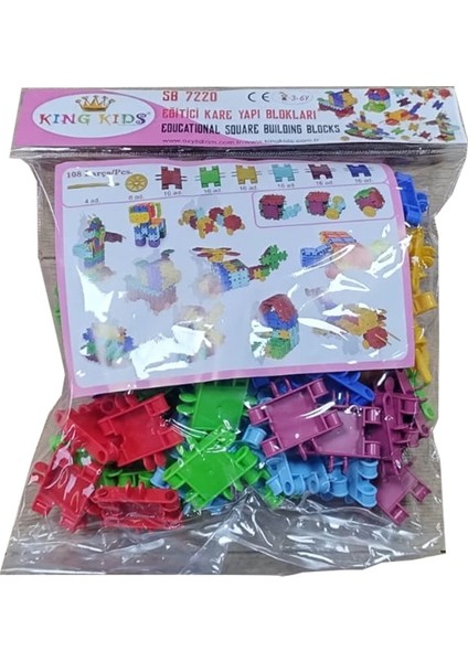 Eğitici Yapı Blokları 108 Parça fırsatları