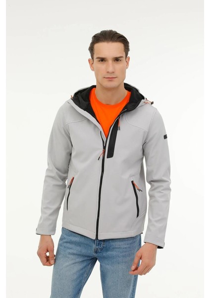 ml New Trend 1GT17 3pr Erkek Softshell Mont Kapşonlu