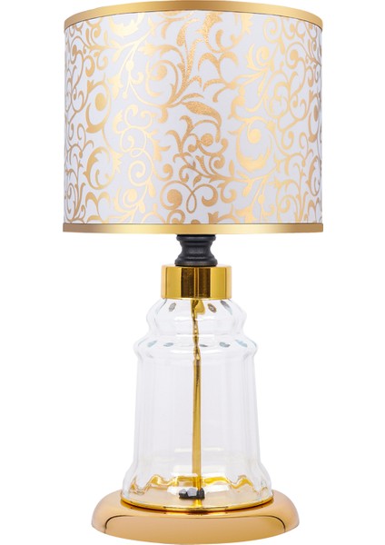 Baroque Gold Cam Abajur
