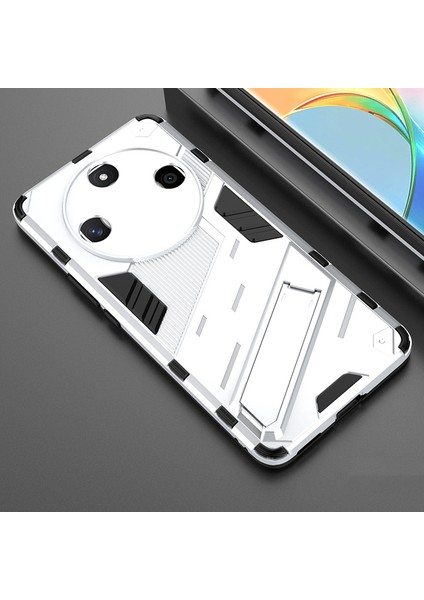 Huawei Honor X6 Destek Standlı Darbeye Dayanıklı Telefon Kılıfı (Yurt Dışından)