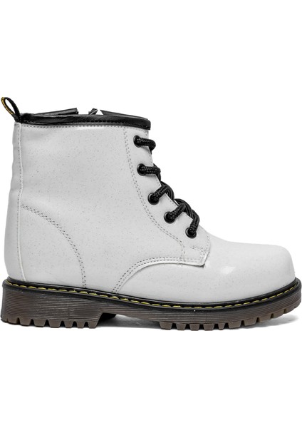 FK23-705 Filet Kız Çocuk Klasik Bot Beyaz