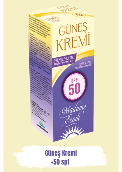 Spf 50 Günlük Yüksek Uv Korumalı Yüz Güneş Kremi 100 ml