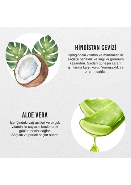 Pure Coconut & Aloe Vera Saç Bakım Şampuanı 250 ml