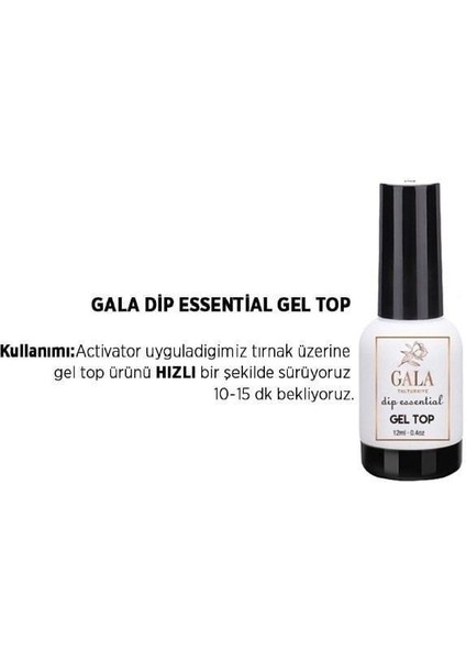 Gala Dip Sistem Gel Top 12ML