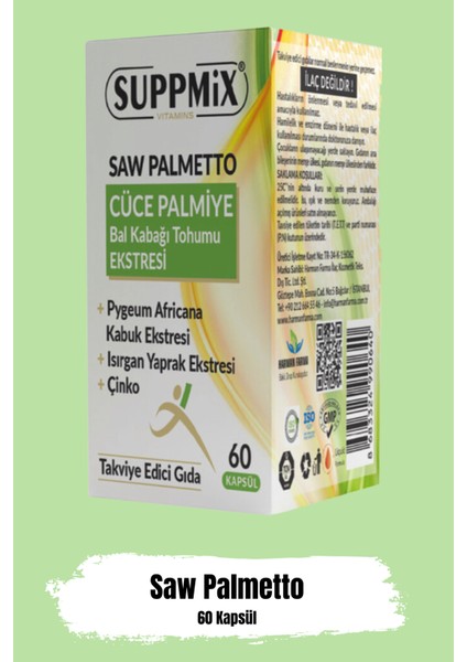 Saw Palmetto Complex 60 Kapsül