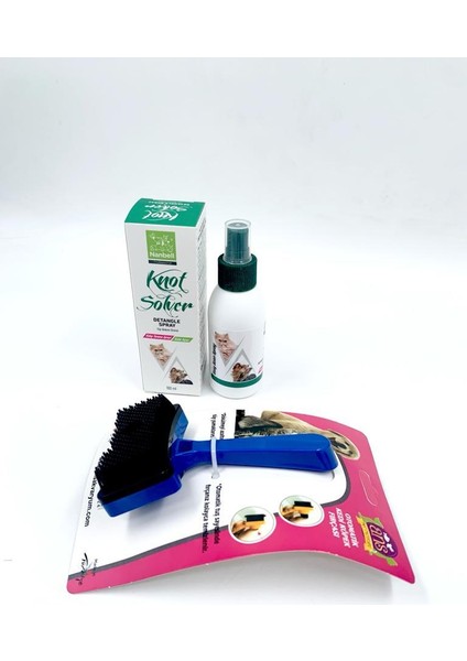 Kolay Tarama Spreyi + Tarak 2li Set Mavi