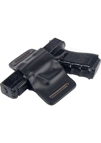 Glock Deri Tabanca Kılıfı Yarım Kelebek Atkısız Siyah Sol El fiyatları