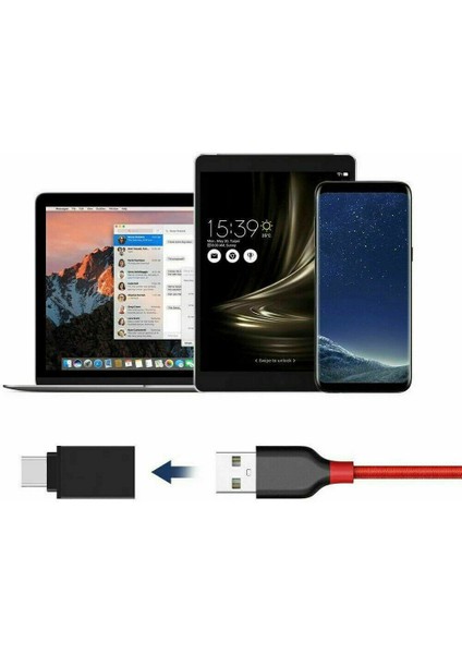 HP-Z08 Metal Usb-C 3.1 Type C Erkek To USB 3.0 Type A Dişi Çevirici Hub Type C Çevirici USB Adaptör