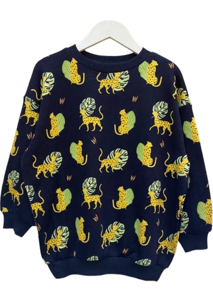 Unisex %100 Pamuklu Leopar Baskılı 2,li Takım fiyatları