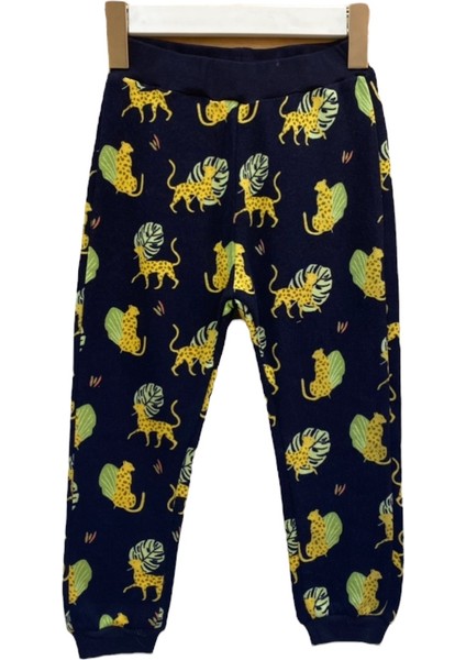 Unisex %100 Pamuklu Leopar Baskılı 2,li Takım modelleri