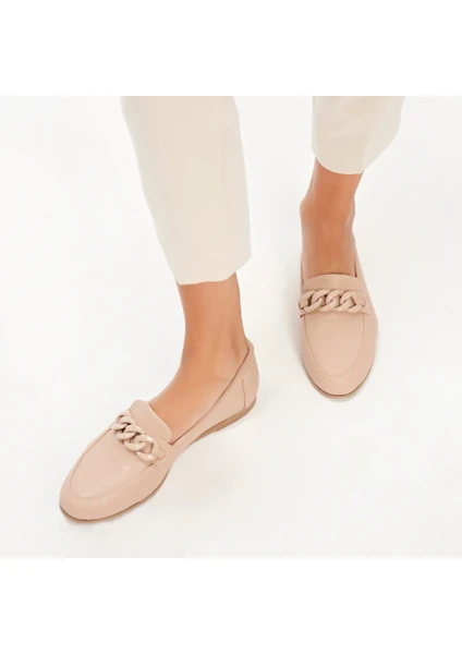 Yaya By Hotiç 01AYY263410A330 Naturel Yaya Kadın Loafer