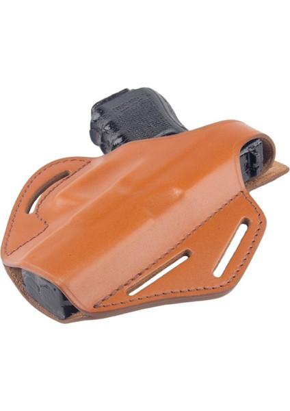 Glock Deri Tabanca Kılıfı Tam Kelebek Taba